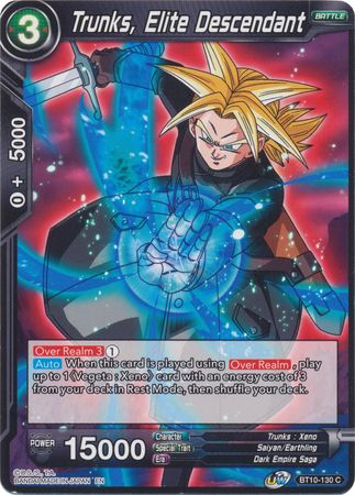 Trunks, Elite Descendant [BT10-130] | Good Games Adelaide SA