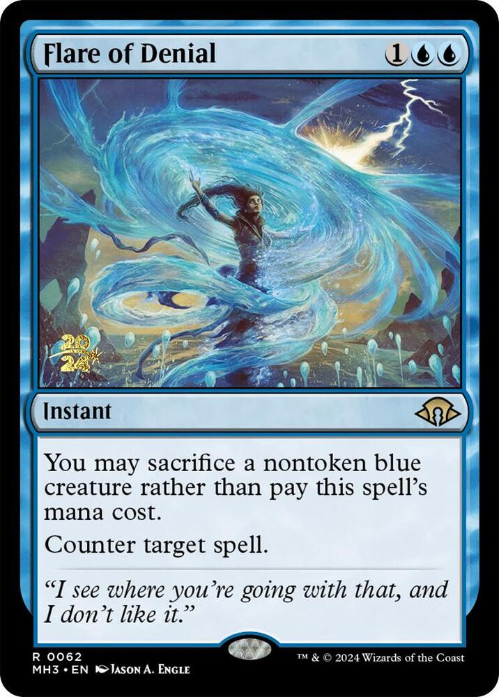 Flare of Denial 62 (Prerelease Cards)  - Foil | Good Games Adelaide SA