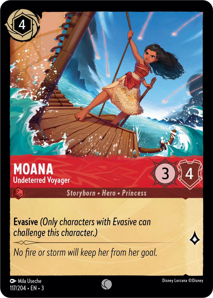 Moana Undeterred Voyager 117/204 (Into the Inklands)  | Good Games Adelaide SA