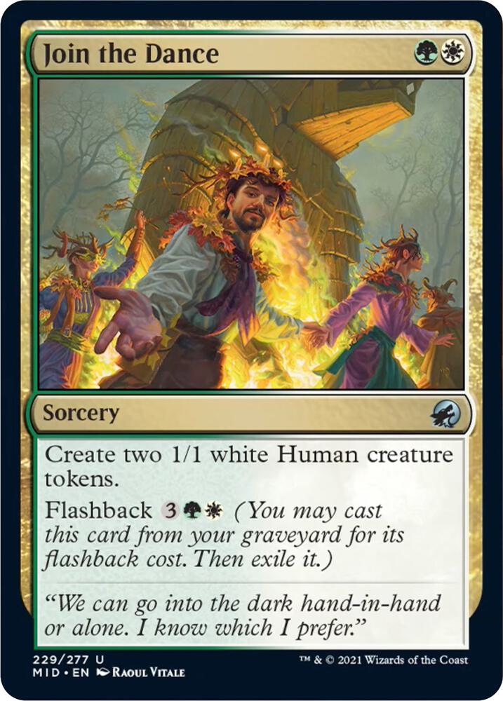 Join the Dance 229 (Innistrad: Midnight Hunt)  - Foil | Good Games Adelaide SA