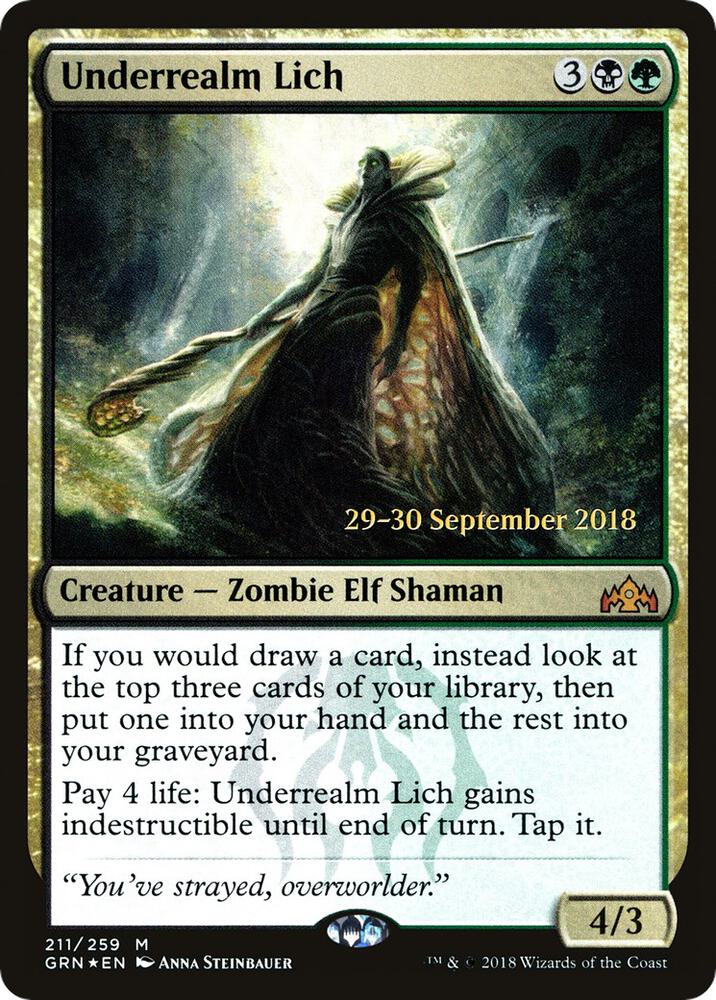 Underrealm Lich 211 (Prerelease Cards)  - Foil | Good Games Adelaide SA