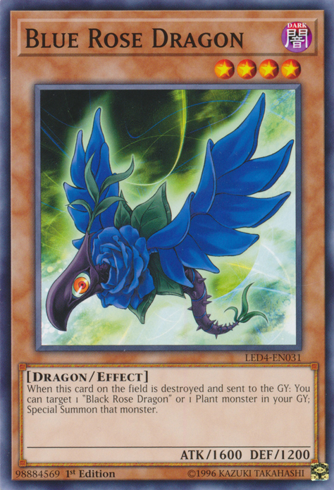 Blue Rose Dragon [LED4-EN031] Common | Good Games Adelaide SA