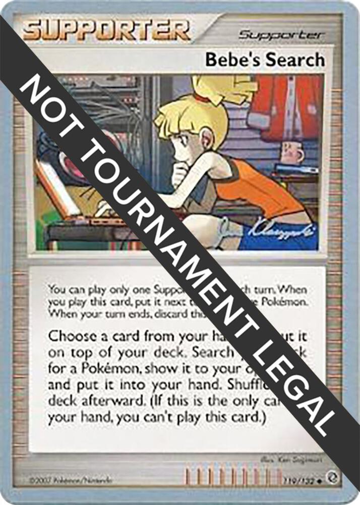 Bebes Search 2008 Jason Klaczynski 119/132 (World Championship Decks)  | Good Games Adelaide SA