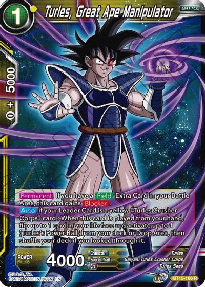 Turles, Great Ape Manipulator [BT15-106] | Good Games Adelaide SA