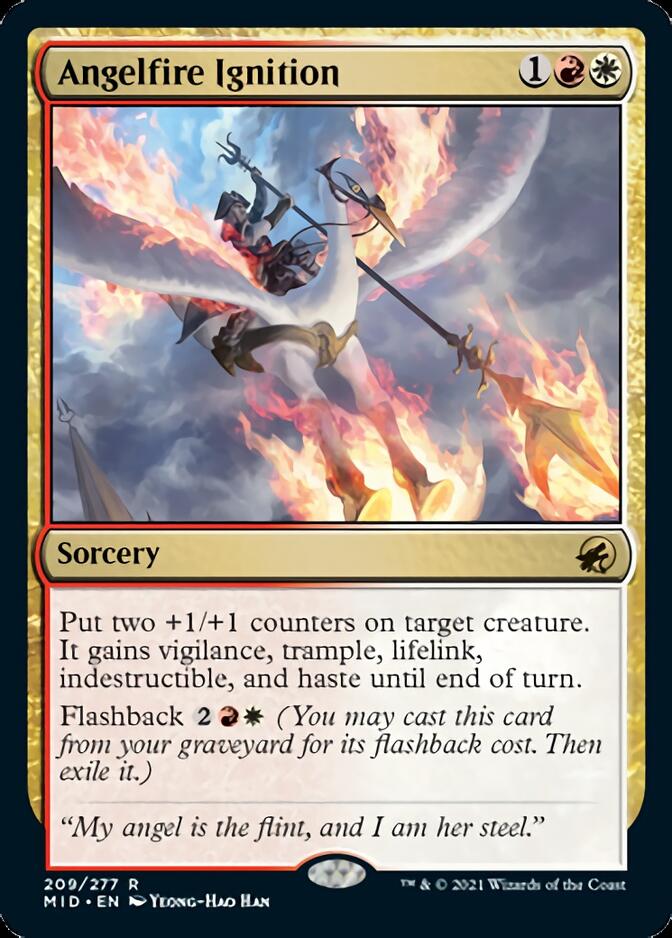 Angelfire Ignition [Innistrad: Midnight Hunt] | Good Games Adelaide SA