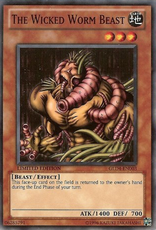 The Wicked Worm Beast [GLD4-EN003] Common | Good Games Adelaide SA