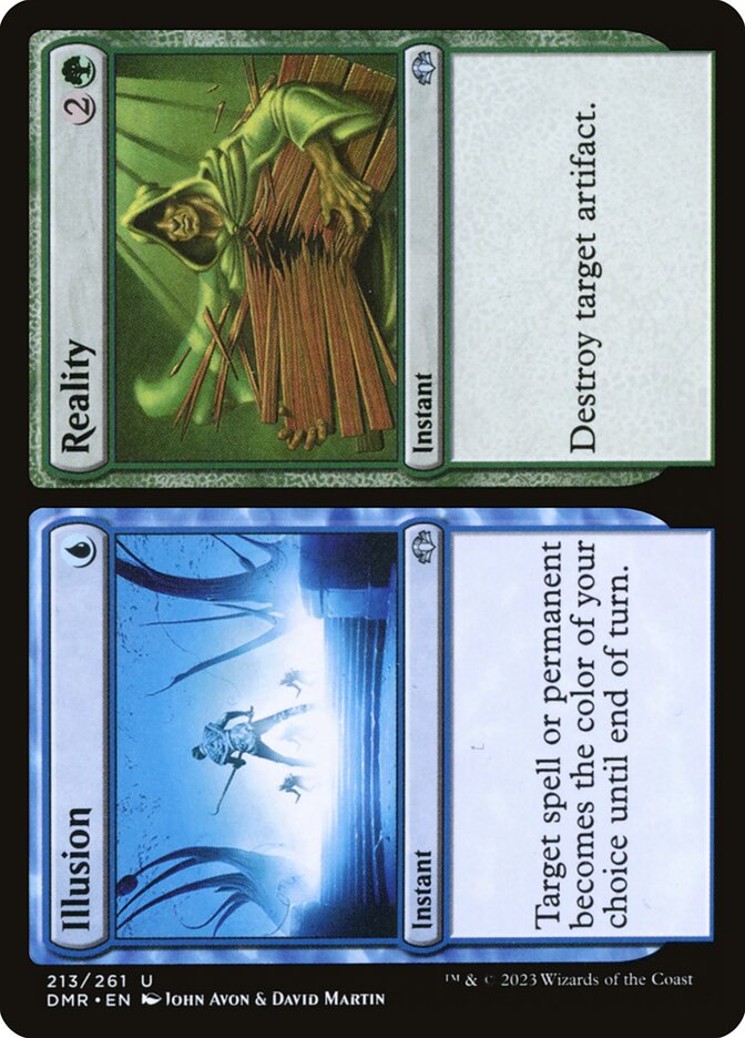 Illusion // Reality 213 (Dominaria Remastered)  - Foil | Good Games Adelaide SA