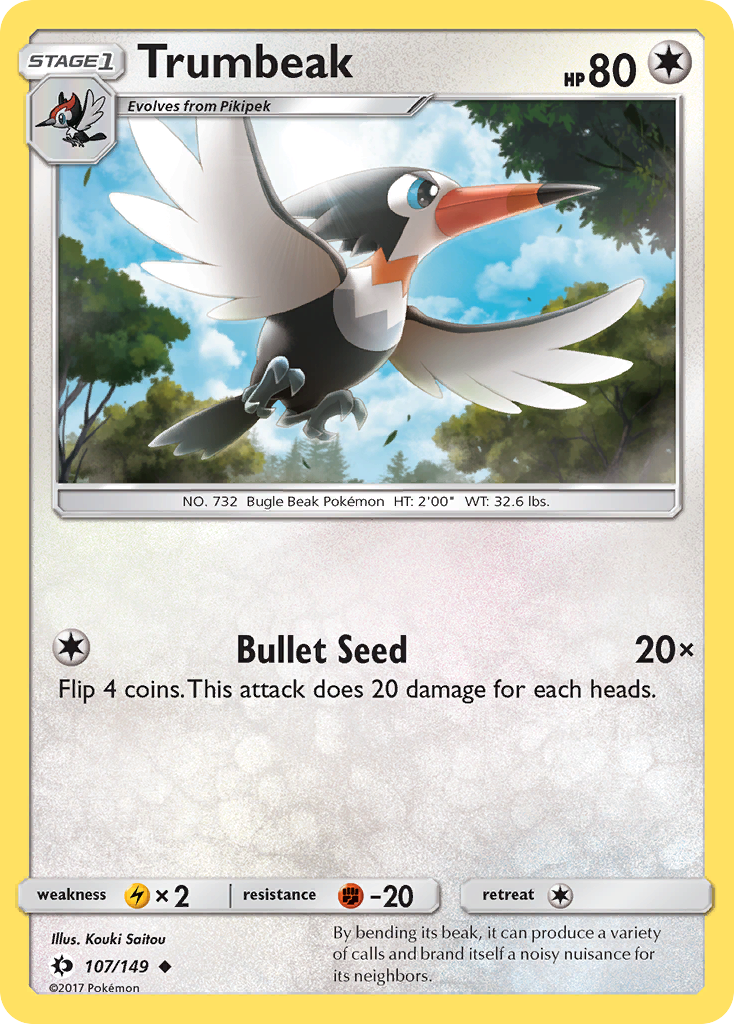 Trumbeak (107/149) [Sun & Moon: Base Set] | Good Games Adelaide SA