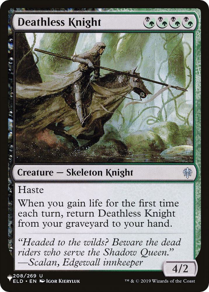 Deathless Knight 208/269 (The List Reprints)  | Good Games Adelaide SA