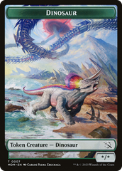 Treasure (20) // Dinosaur Double-Sided Token [March of the Machine Tokens] | Good Games Adelaide SA