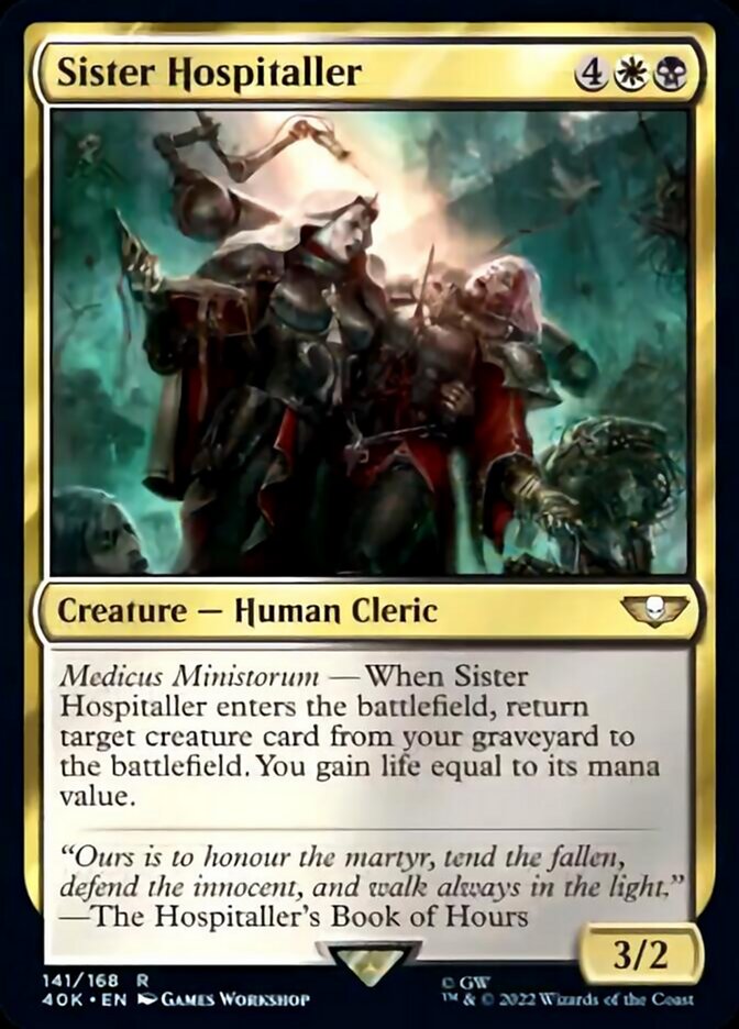 Sister Hospitaller [Universes Beyond: Warhammer 40,000] | Good Games Adelaide SA