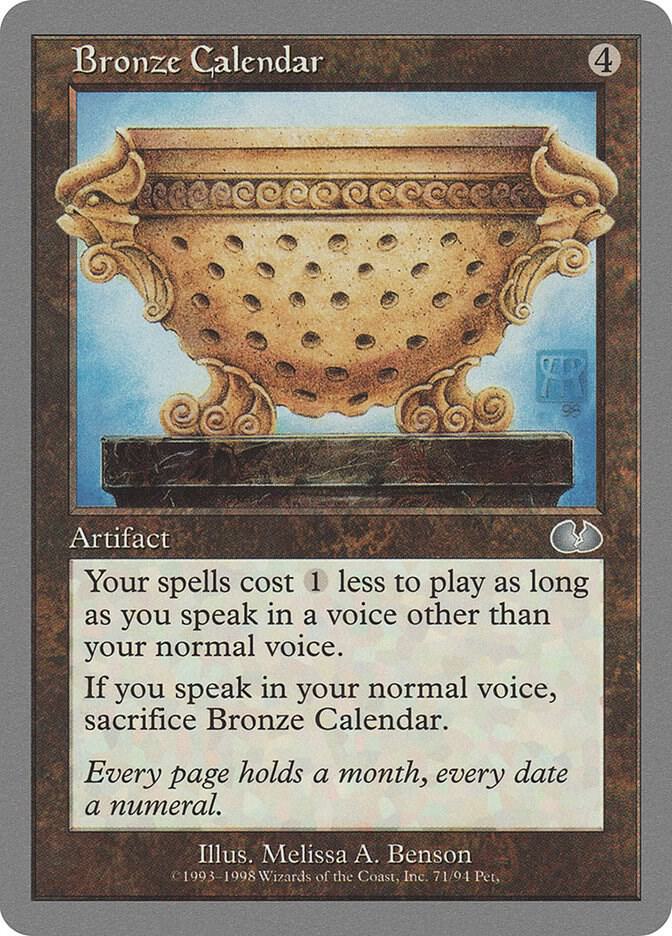 Bronze Calendar 71 (Unglued)  | Good Games Adelaide SA