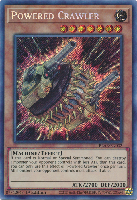 Powered Crawler [BLAR-EN002] Secret Rare | Good Games Adelaide SA
