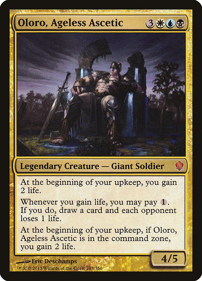 Oloro, Ageless Ascetic 203 (Commander 2013)  | Good Games Adelaide SA