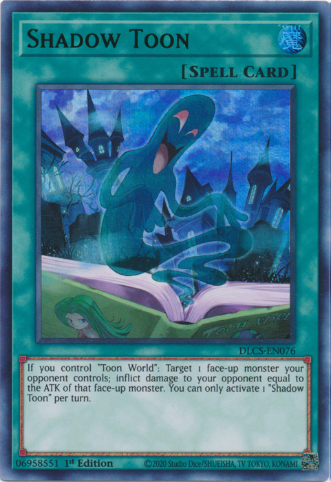 Shadow Toon (Green) [DLCS-EN076] Ultra Rare | Good Games Adelaide SA