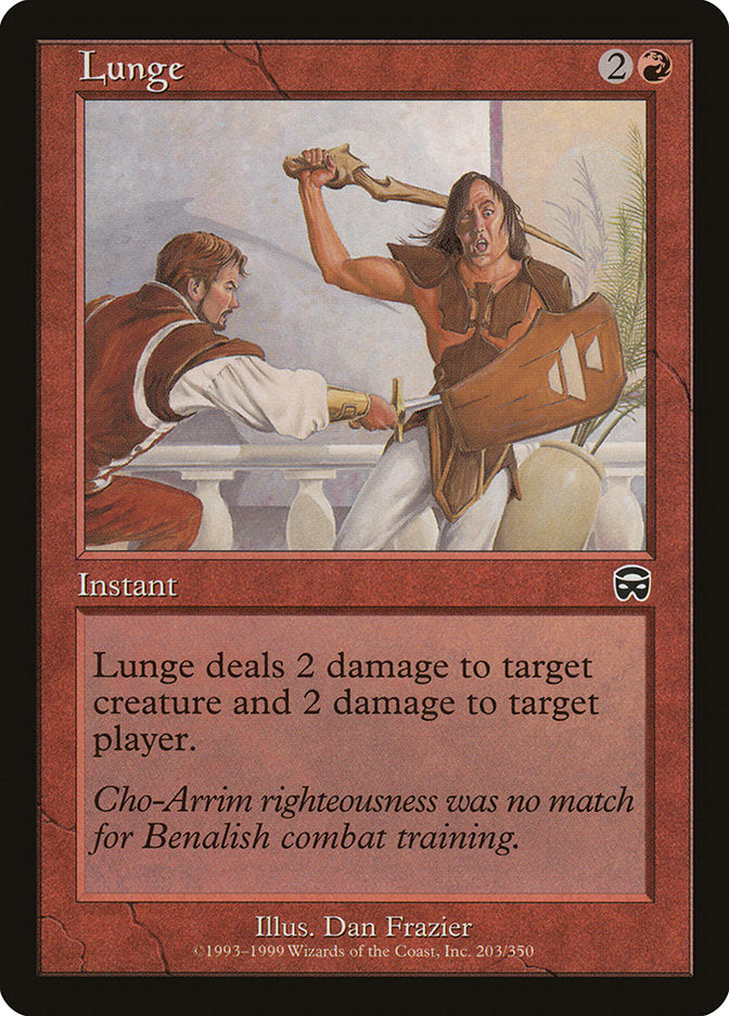 Lunge 203 (Mercadian Masques)  - Foil | Good Games Adelaide SA