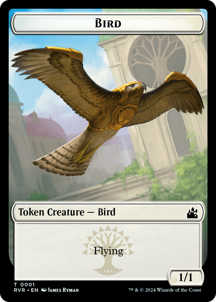 Bird // Centaur Double-Sided Token [Ravnica Remastered Tokens] | Good Games Adelaide SA