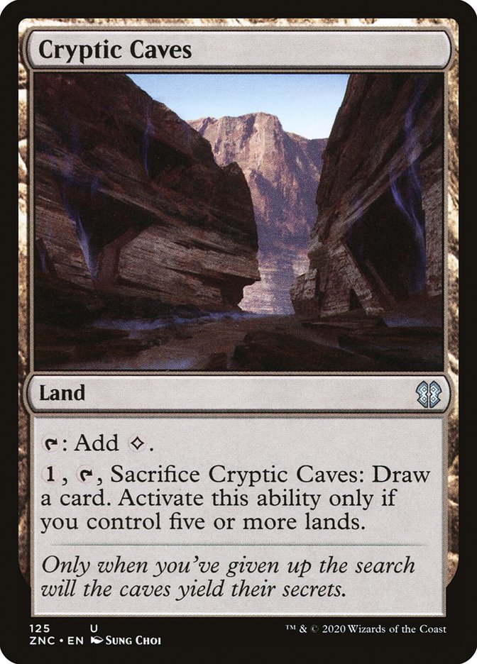 Cryptic Caves [Zendikar Rising Commander] | Good Games Adelaide SA