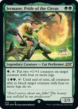 Jermane Pride of the Circus Galaxy Foil 430 (Unfinity)  - Foil | Good Games Adelaide SA