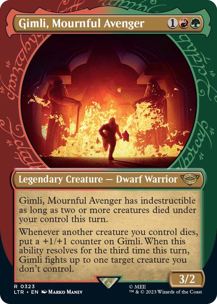 Gimli, Mournful Avenger 323 (Universes Beyond: The Lord of the Rings: Tales of Middle-earth)  - Showcase | Good Games Adelaide SA