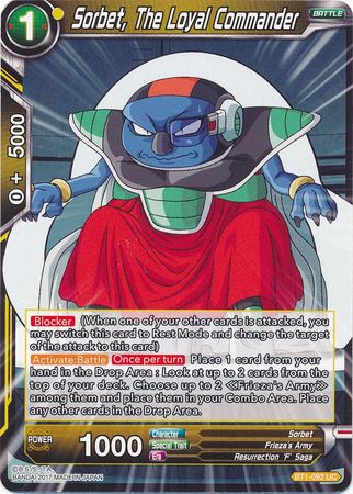 Sorbet, The Loyal Commander [BT1-092] | Good Games Adelaide SA