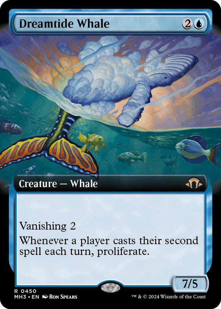 Dreamtide Whale 450/319 (Modern Horizons 3)  - Extended Art | Good Games Adelaide SA