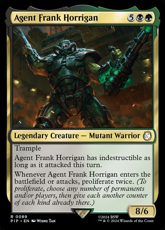 Agent Frank Horrigan 89 (Universes Beyond: Fallout)  | Good Games Adelaide SA