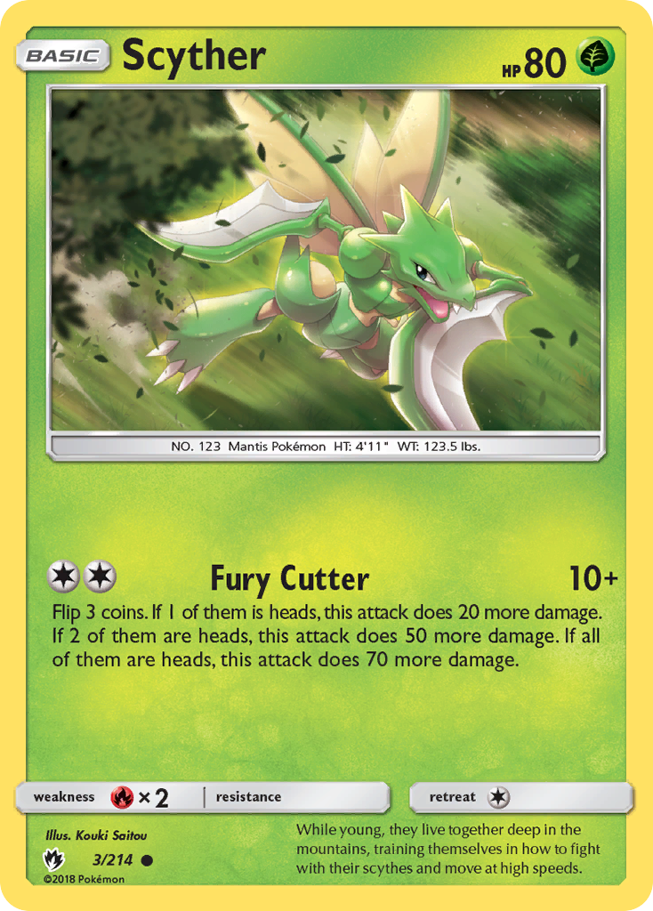 Scyther (3/214) [Sun & Moon: Lost Thunder] | Good Games Adelaide SA
