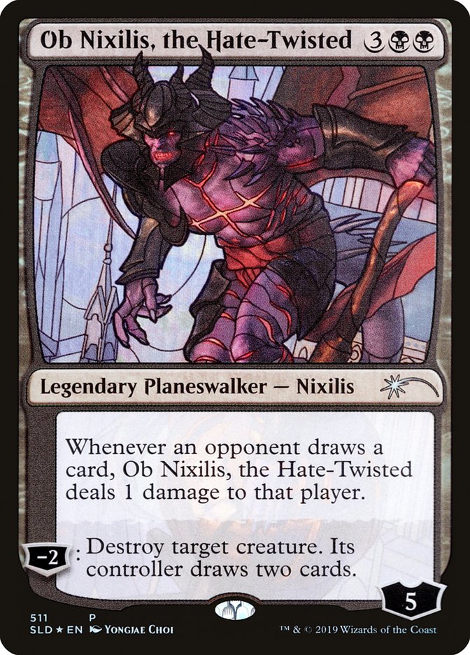 Ob Nixilis, the Hate-Twisted (Stained Glass) [Secret Lair Drop Promos] | Good Games Adelaide SA