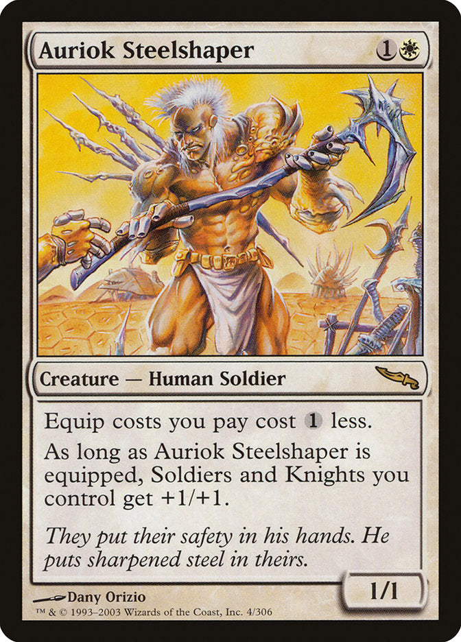 Auriok Steelshaper [Mirrodin] | Good Games Adelaide SA