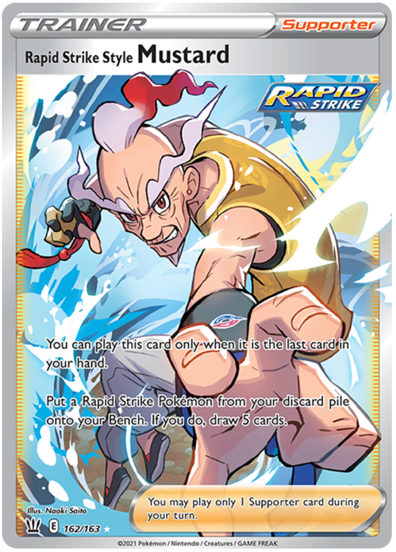Rapid Strike Style Mustard (162/163) [Sword & Shield: Battle Styles] | Good Games Adelaide SA