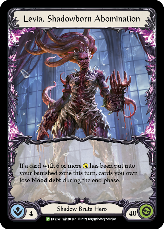 Levia, Shadowborn Abomination [HER040] (Promo)  Rainbow Foil | Good Games Adelaide SA