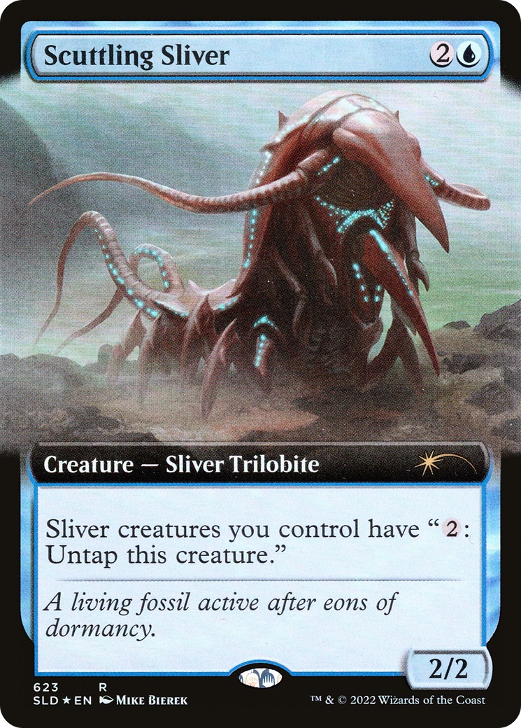 Scuttling Sliver (Extended Art) [Secret Lair Drop Promos] | Good Games Adelaide SA