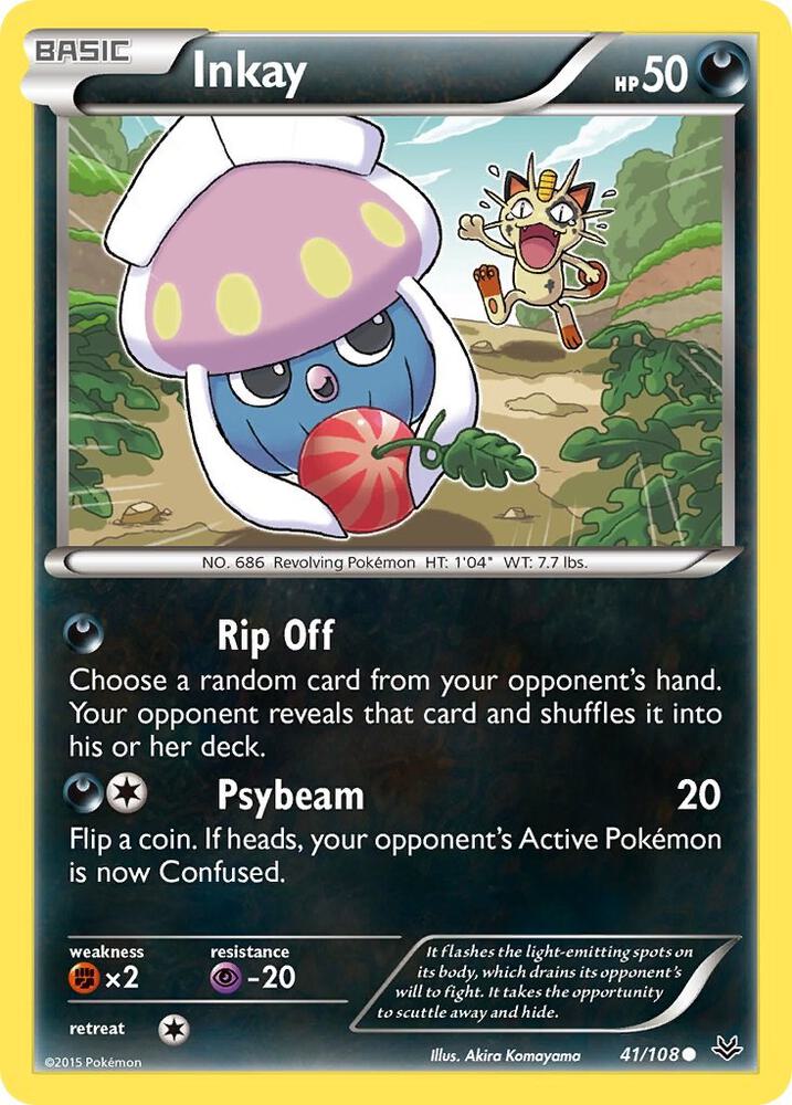 Inkay 41/108 (XY - Roaring Skies)  | Good Games Adelaide SA