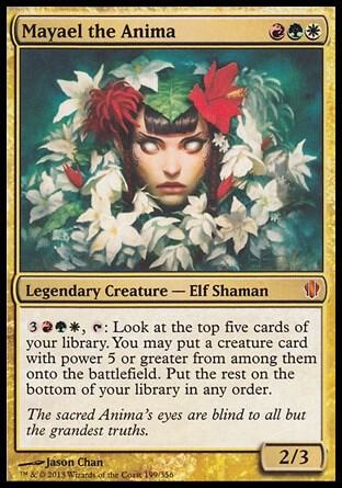 Mayael the Anima Commander 2013 199 (Oversize Cards)  - Foil | Good Games Adelaide SA
