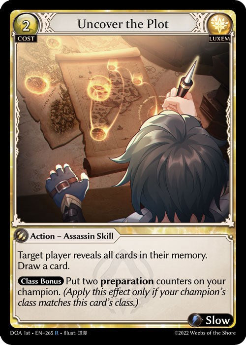 Uncover the Plot (265) [Dawn of Ashes: 1st Edition] | Good Games Adelaide SA
