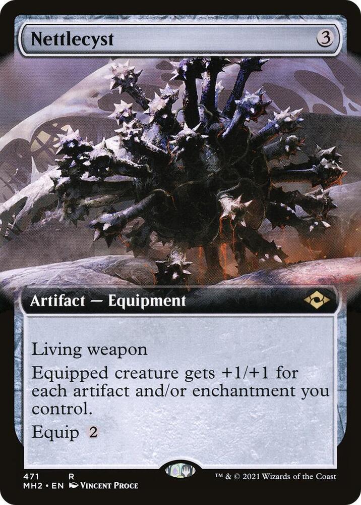 Nettlecyst Extended Art 471 (Modern Horizons 2)  - Foil | Good Games Adelaide SA