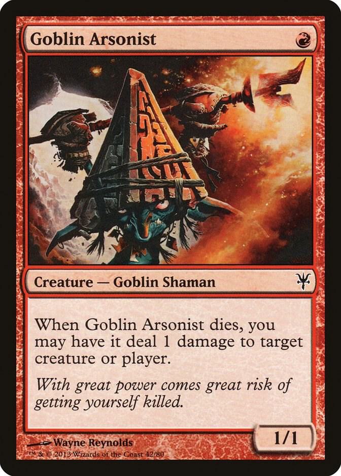 Goblin Arsonist 42 (Duel Decks: Sorin vs. Tibalt)  | Good Games Adelaide SA