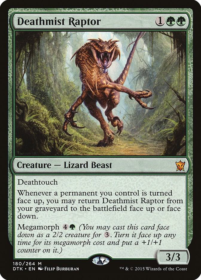 Deathmist Raptor 180 (Dragons of Tarkir)  - Foil | Good Games Adelaide SA