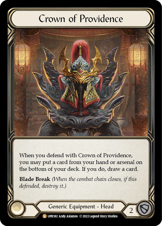 Crown of Providence [UPR182] (Uprising)  Cold Foil | Good Games Adelaide SA
