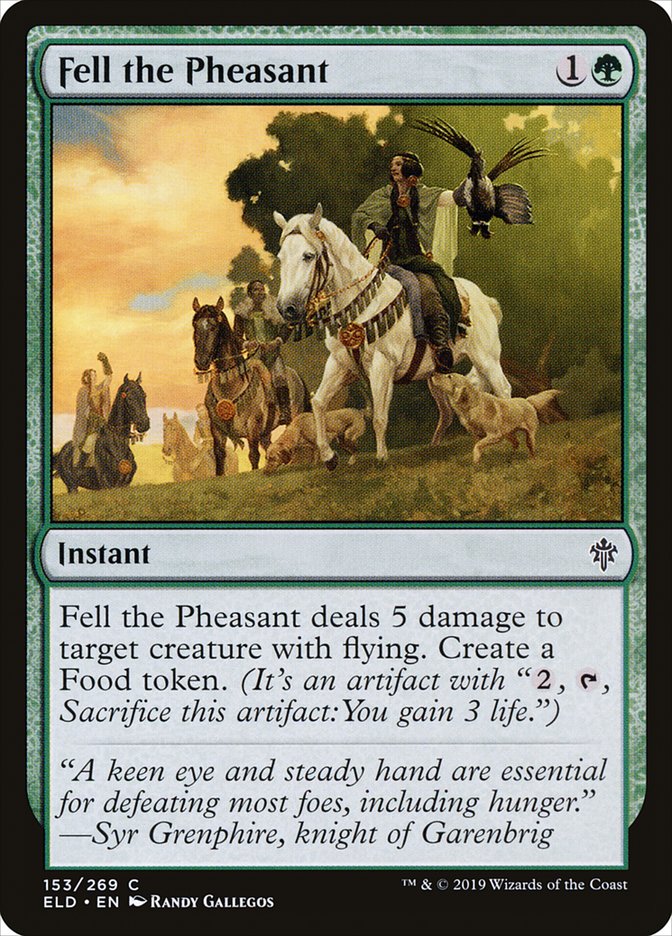 Fell the Pheasant [Throne of Eldraine] | Good Games Adelaide SA