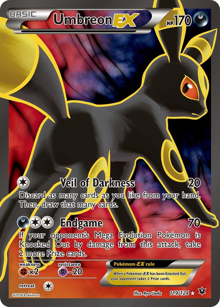 Umbreon EX Full Art 119/124 (XY - Fates Collide)  - Holofoil | Good Games Adelaide SA