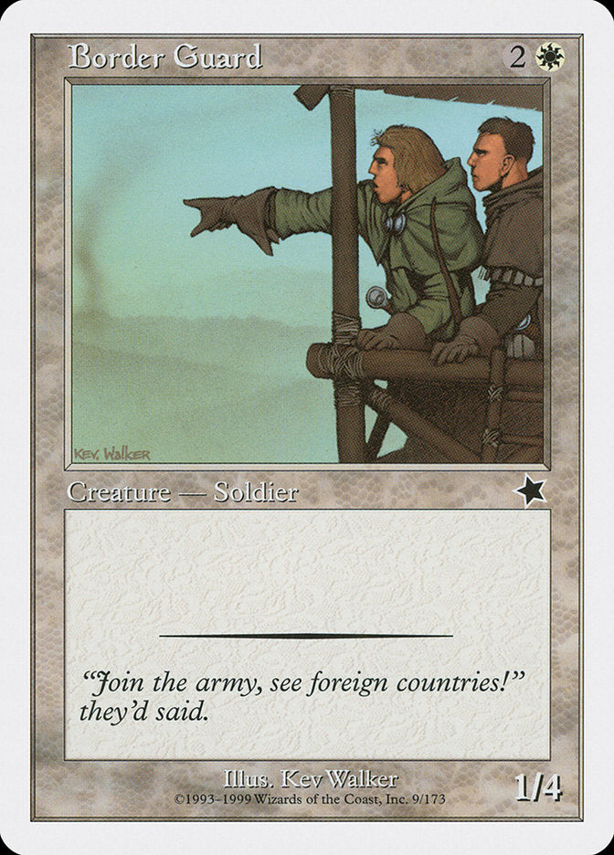 Border Guard 9 (Starter 1999)  | Good Games Adelaide SA