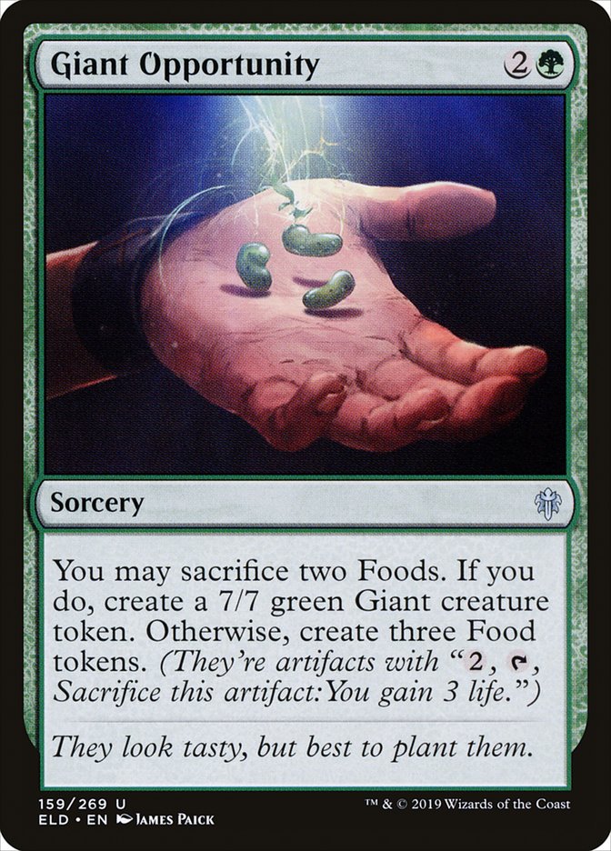 Giant Opportunity 159 (Throne of Eldraine)  - Foil | Good Games Adelaide SA