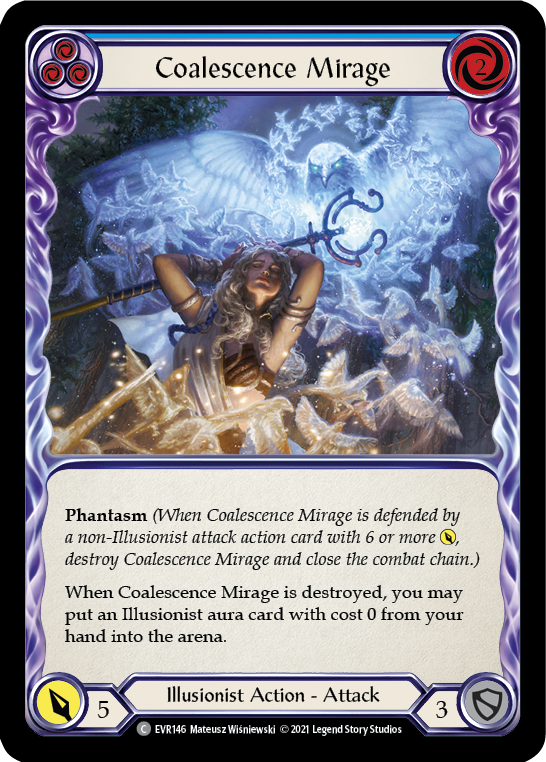 Coalescence Mirage (Blue) [EVR146] (Everfest)  1st Edition Normal | Good Games Adelaide SA