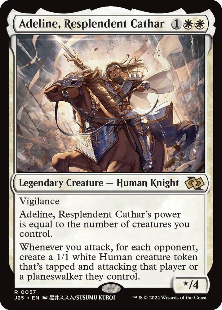 Adeline, Resplendent Cathar 57 (Foundations Jumpstart)  | Good Games Adelaide SA
