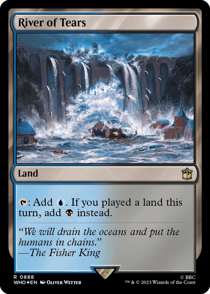 River of Tears 888 (Universes Beyond: Doctor Who)  - Foil | Good Games Adelaide SA