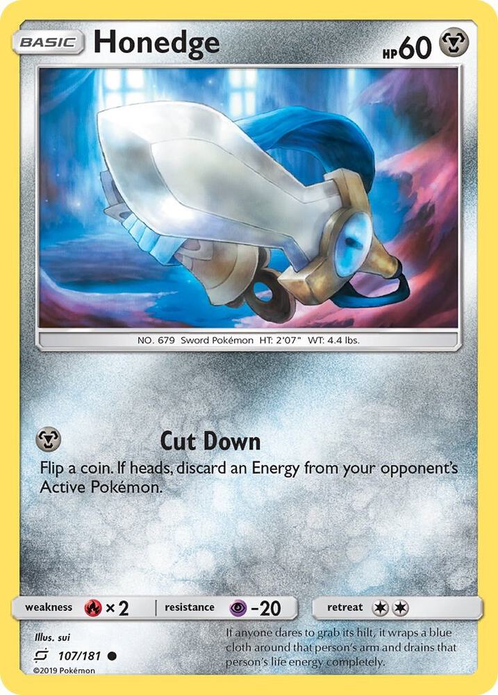 Honedge 107/181 (SM - Team Up)  | Good Games Adelaide SA