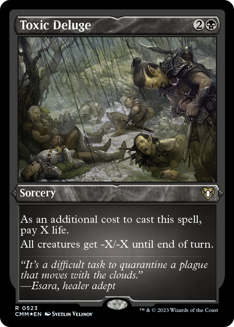 Toxic Deluge (Foil Etched) [Commander Masters] | Good Games Adelaide SA