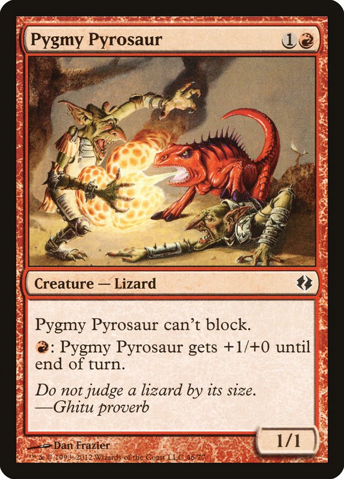 Pygmy Pyrosaur 46 (Duel Decks: Venser vs. Koth)  | Good Games Adelaide SA